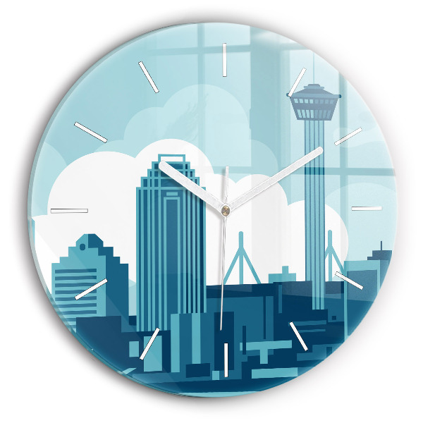 Horloge ronde 'L''architecture aux États-Unis'