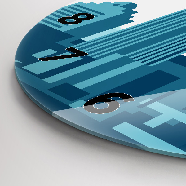 Horloge ronde 'L''architecture aux États-Unis'