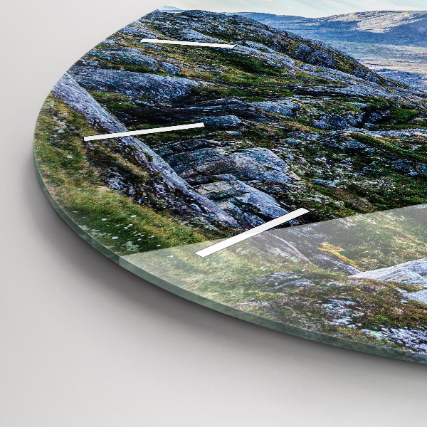 Horloge ronde Paysage rocheux