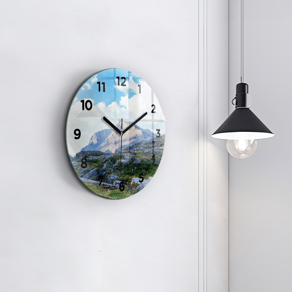 Horloge ronde Paysage rocheux