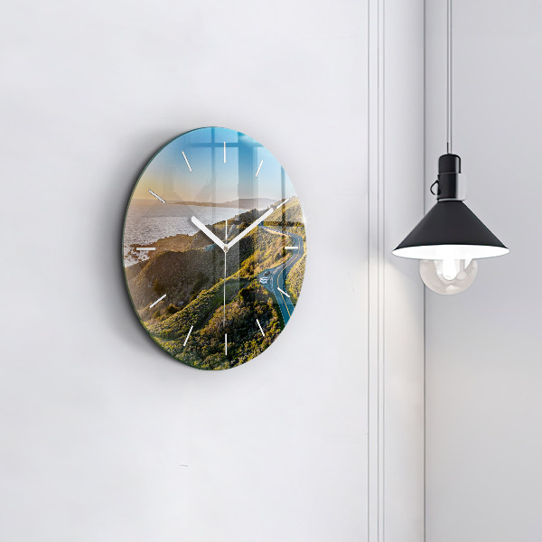 Horloge ronde La route vers San Francisco