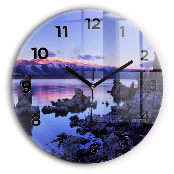 Horloge ronde Lac Californie
