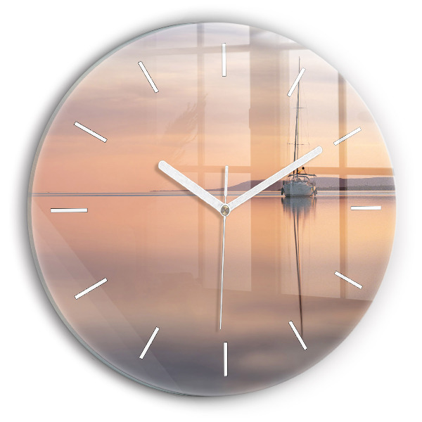 Horloge ronde Lac Balaton États-Unis