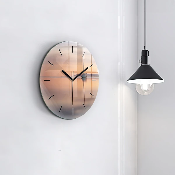 Horloge ronde Lac Balaton États-Unis