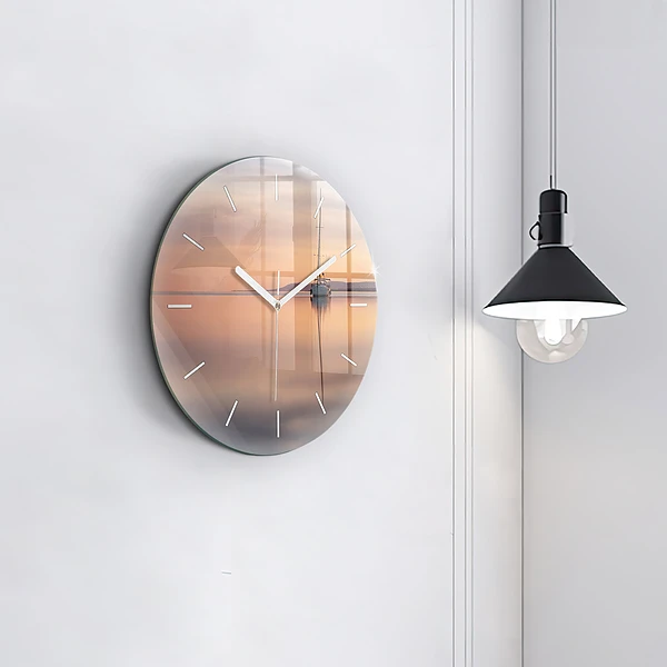 Horloge ronde Lac Balaton États-Unis