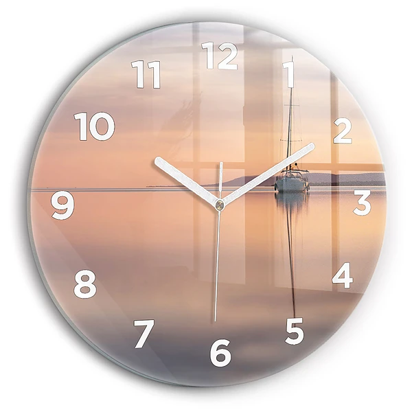 Horloge ronde Lac Balaton États-Unis
