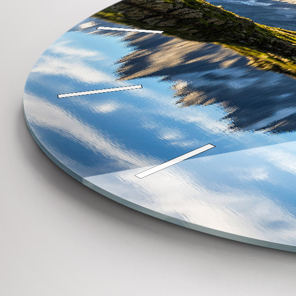 Pendule murale ronde Vallée de Chamonix, Alpes