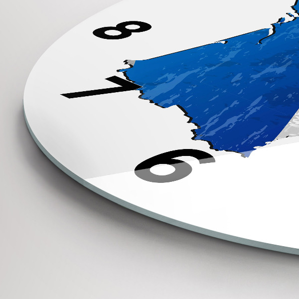 Horloge ronde Drapeau de la France
