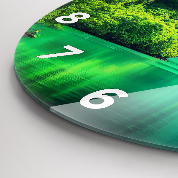 Horloge ronde Le paysage naturel de la Thaïlande