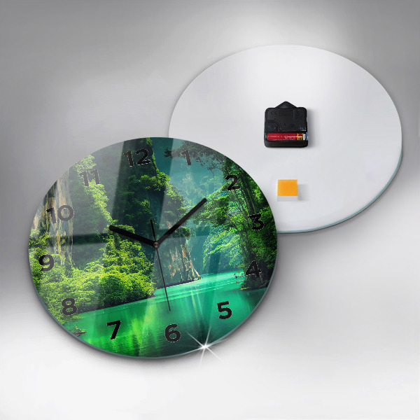 Horloge ronde Le paysage naturel de la Thaïlande