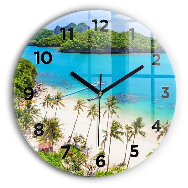 Horloge ronde Parc national de Thaïlande