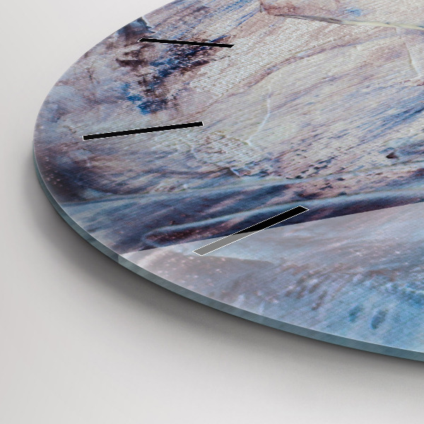 Pendule murale ronde Texture de peinture abstraite