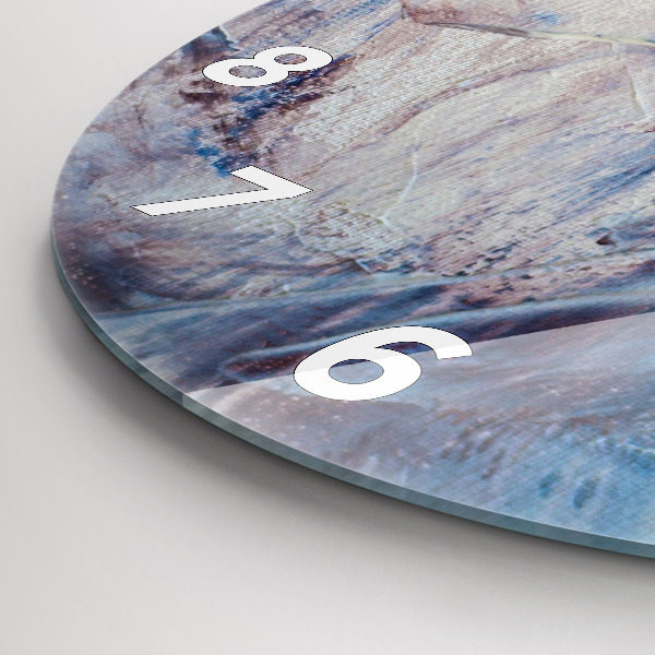 Pendule murale ronde Texture de peinture abstraite