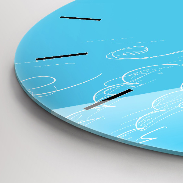 Horloge ronde 'Dessin d''ampoule'