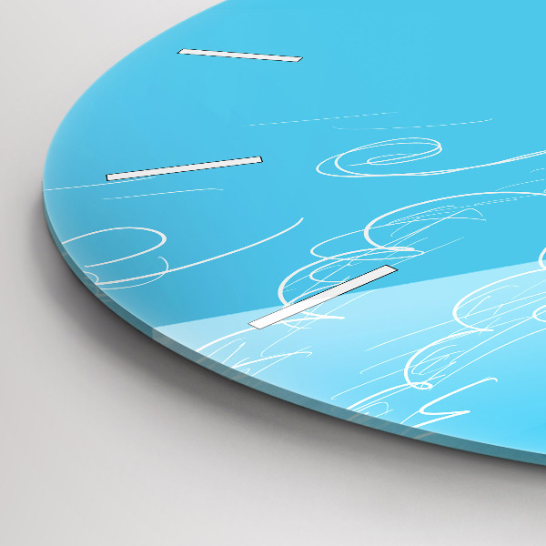 Horloge ronde 'Dessin d''ampoule'