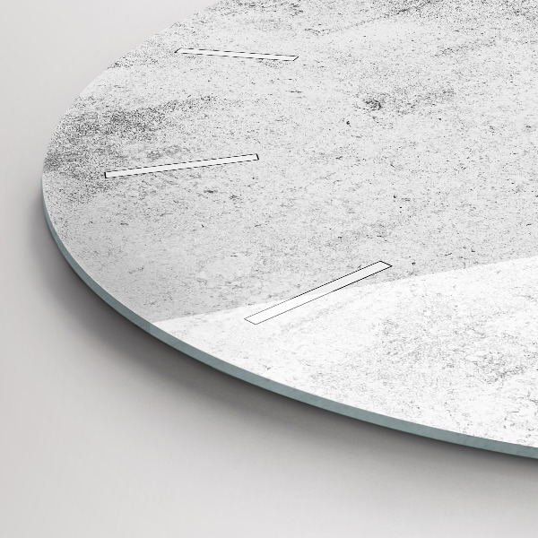 Horloge ronde Mur en béton