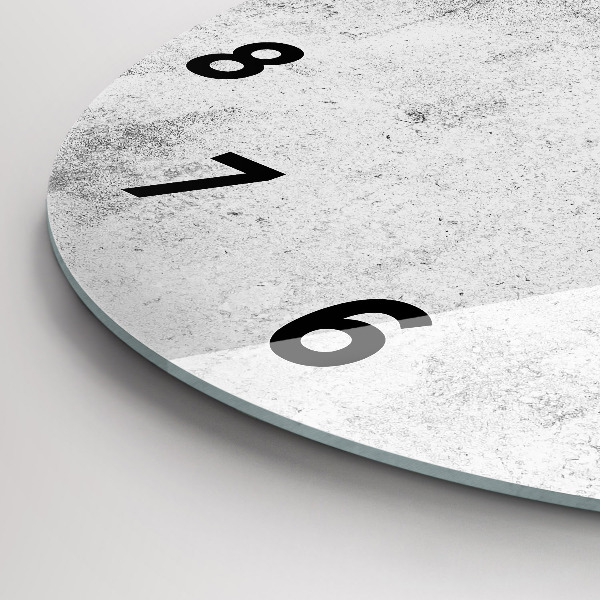 Horloge ronde Mur en béton