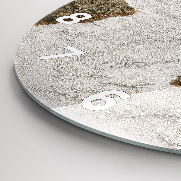 Horloge ronde Carte du vieux monde