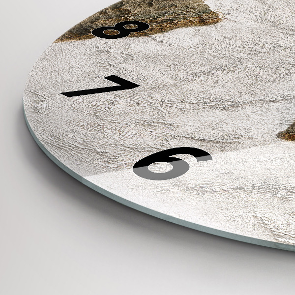 Horloge ronde Carte du vieux monde