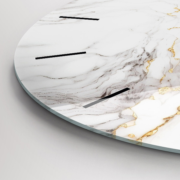 Horloge ronde Marbre décoratif