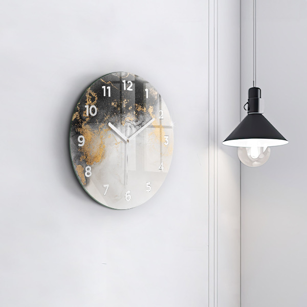 Horloge ronde Marbre artistique