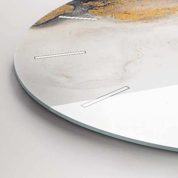 Horloge ronde Marbre artistique