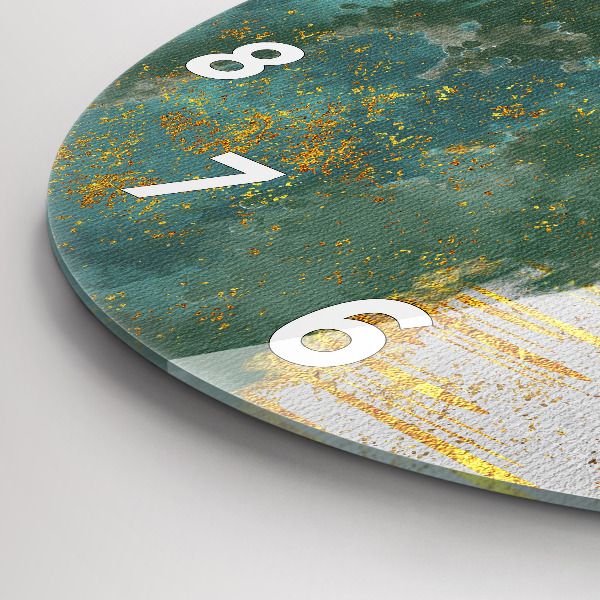 Horloge ronde Motif décoratif