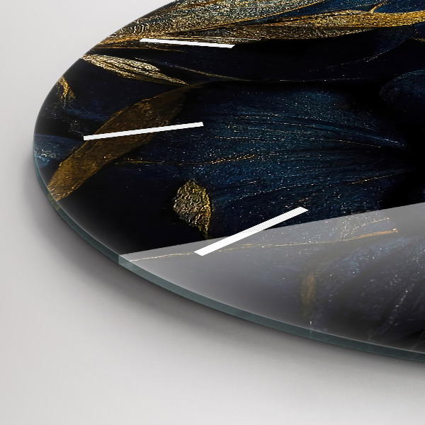 Horloge ronde Fleurs décoratives