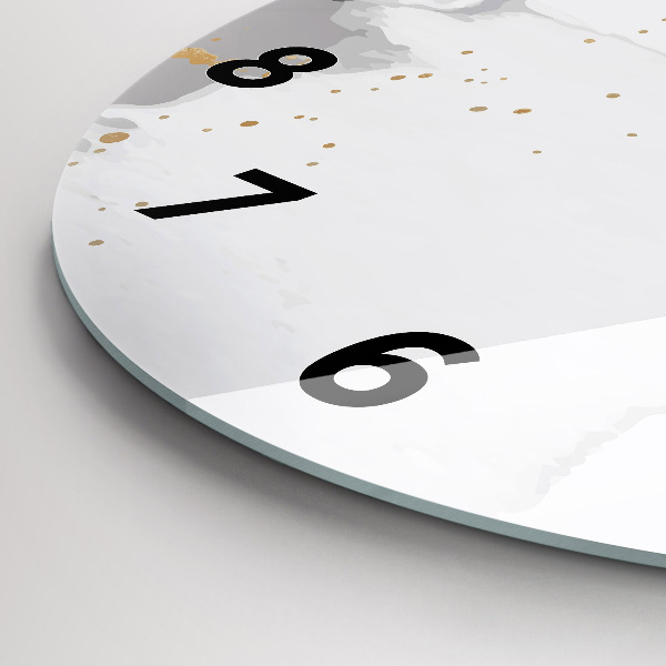 Horloge ronde 'Taches d''abstraction'
