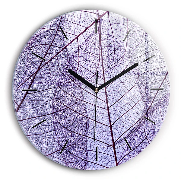 Horloge ronde Feuilles – nature