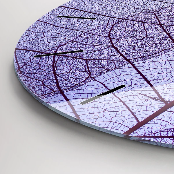 Horloge ronde Feuilles – nature
