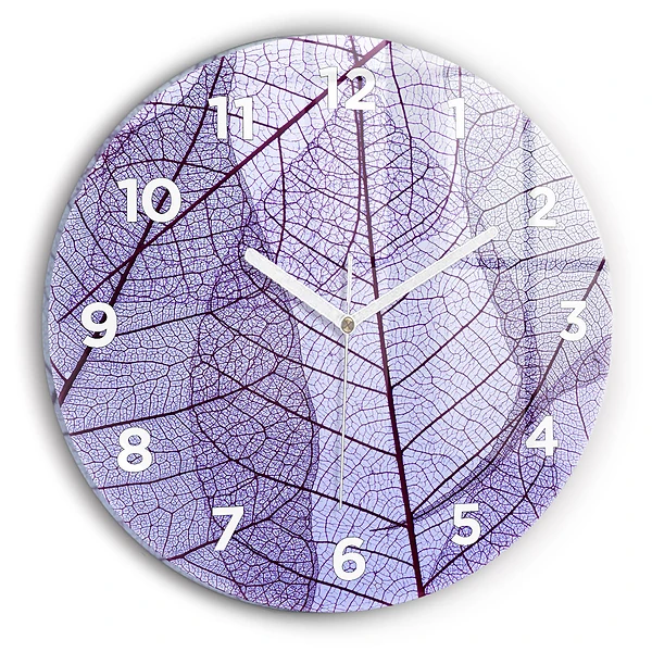 Horloge ronde Feuilles – nature