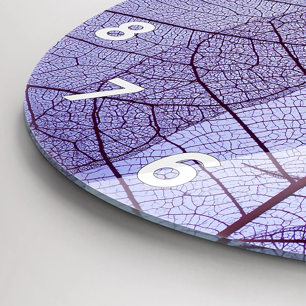 Horloge ronde Feuilles – nature
