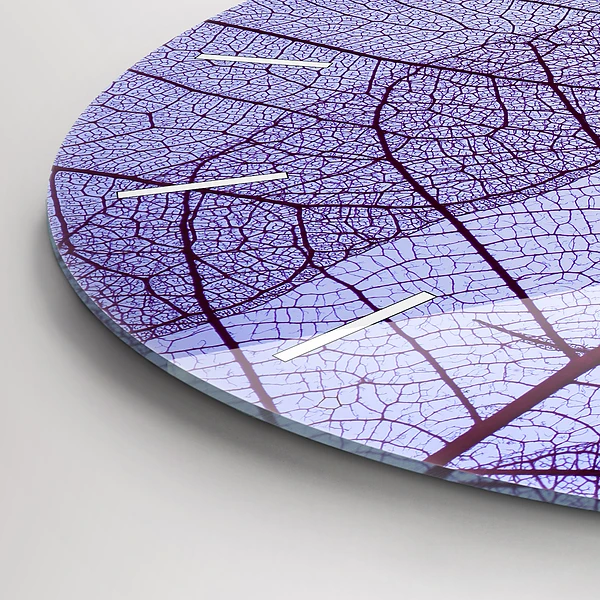 Horloge ronde Feuilles – nature