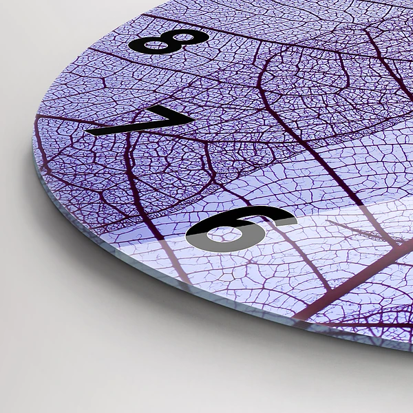 Horloge ronde Feuilles – nature