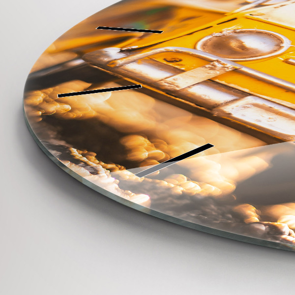 Horloge ronde Voiture en vacances