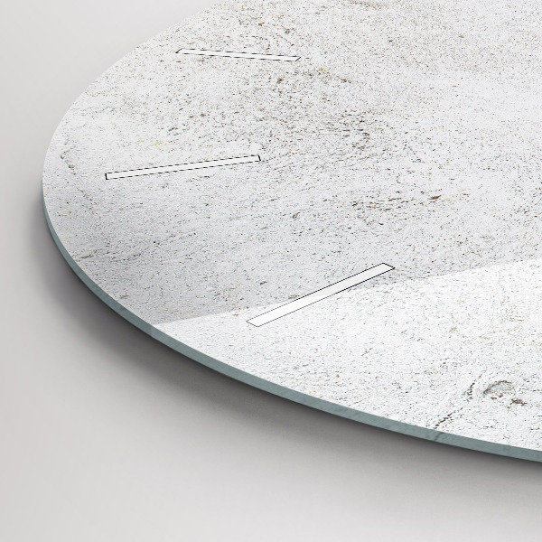 Pendule murale ronde Olives minimalistes