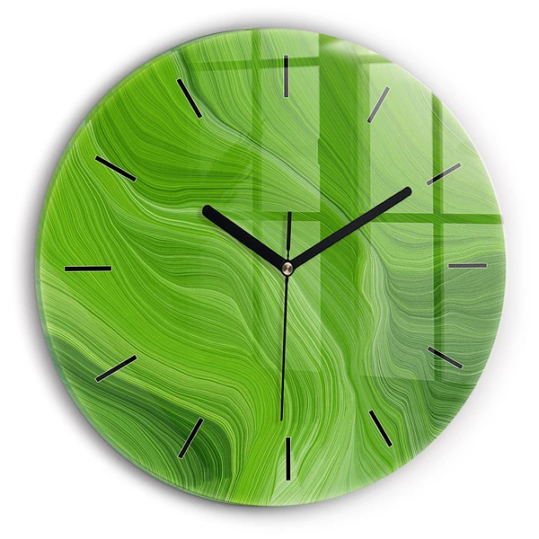 Pendule murale ronde Ondes modernes