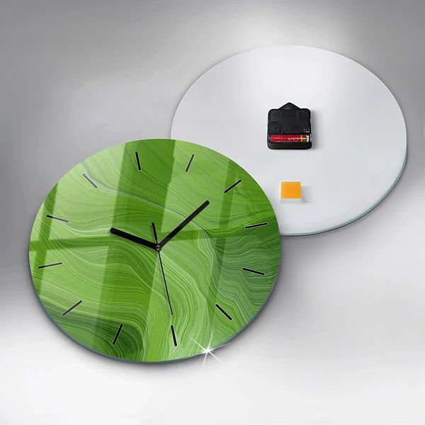 Pendule murale ronde Ondes modernes