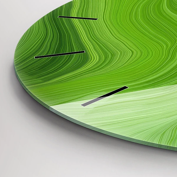 Pendule murale ronde Ondes modernes