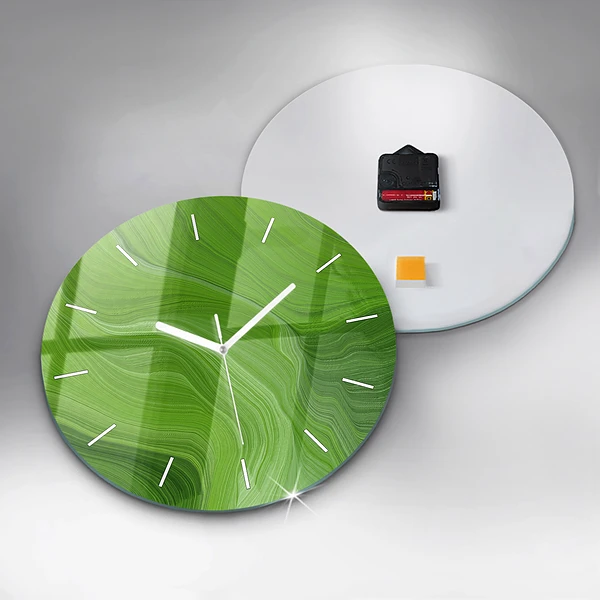 Pendule murale ronde Ondes modernes
