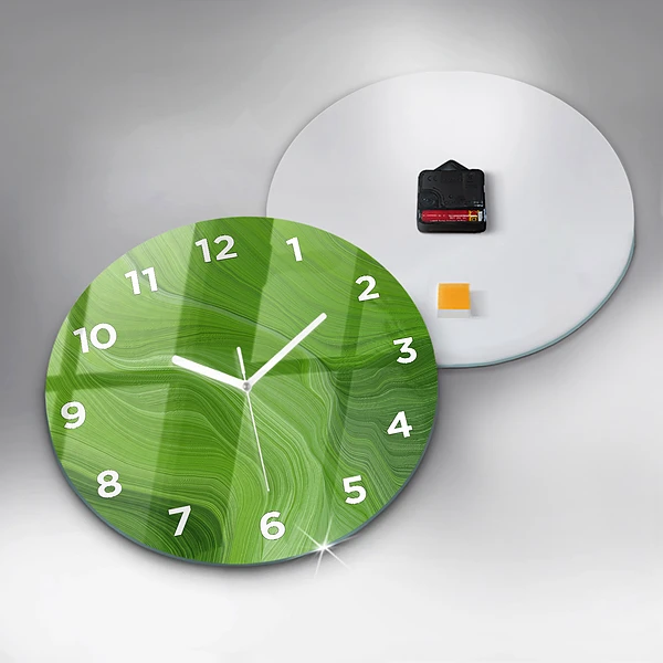 Pendule murale ronde Ondes modernes