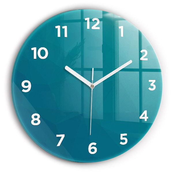 Pendule murale ronde Abstraction de la mer