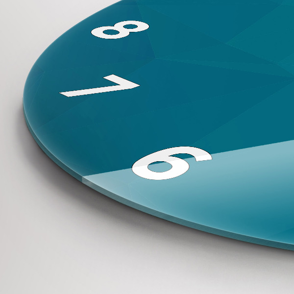 Pendule murale ronde Abstraction de la mer