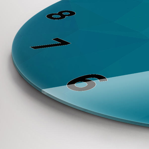 Pendule murale ronde Abstraction de la mer