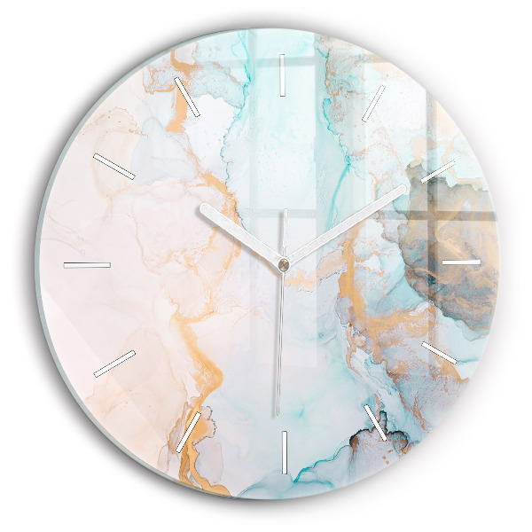 Pendule murale ronde Peinture abstraite