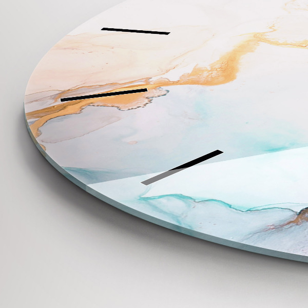 Pendule murale ronde Peinture abstraite