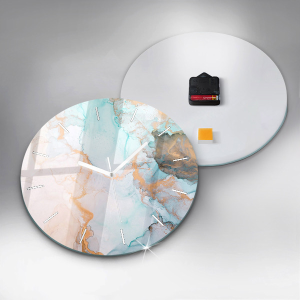 Pendule murale ronde Peinture abstraite