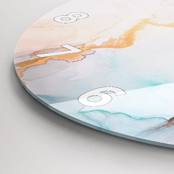 Pendule murale ronde Peinture abstraite