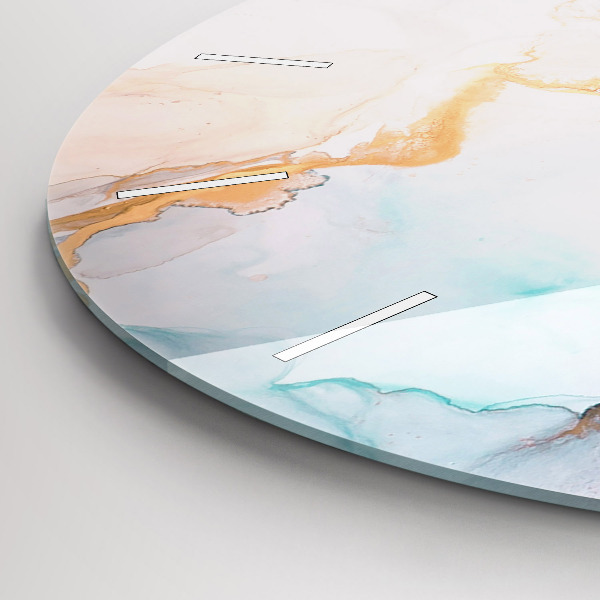 Pendule murale ronde Peinture abstraite